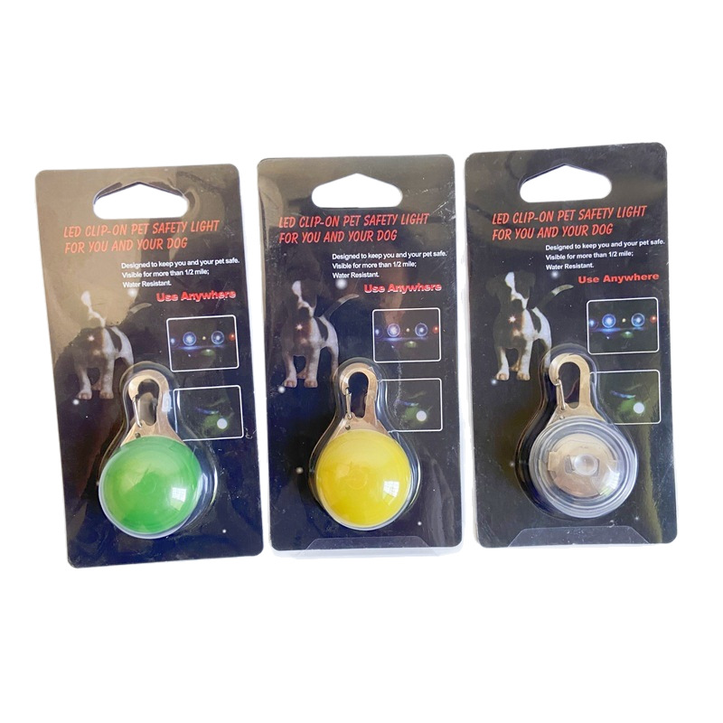Spot Pet Light Pet Round Led Luminous Pendant Pet Pendant Dog Outdoor Flash Anti-Lost Chandelier