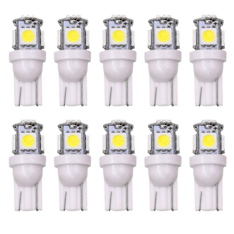 Car bulb T10 5050 5smd 5W5 indicator wide light license plate light motorcycle steering LED 12V car light 3 cores