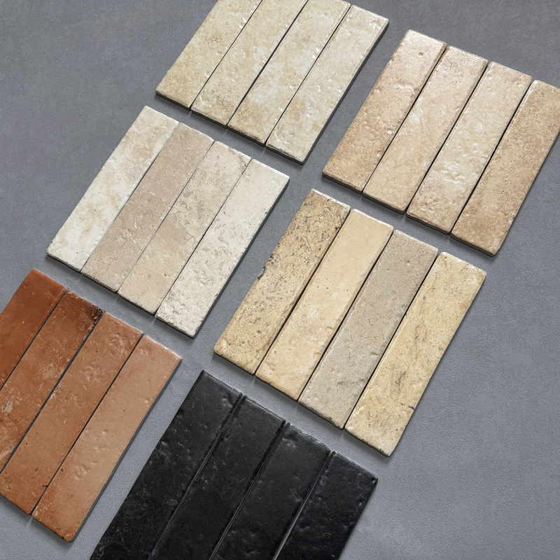 Бежевые имитационные сланцевые каменные полосы для плитки в магазине одежды, плитка из травертина для стен, плитка для пола, плитка для дверей кафе и бара