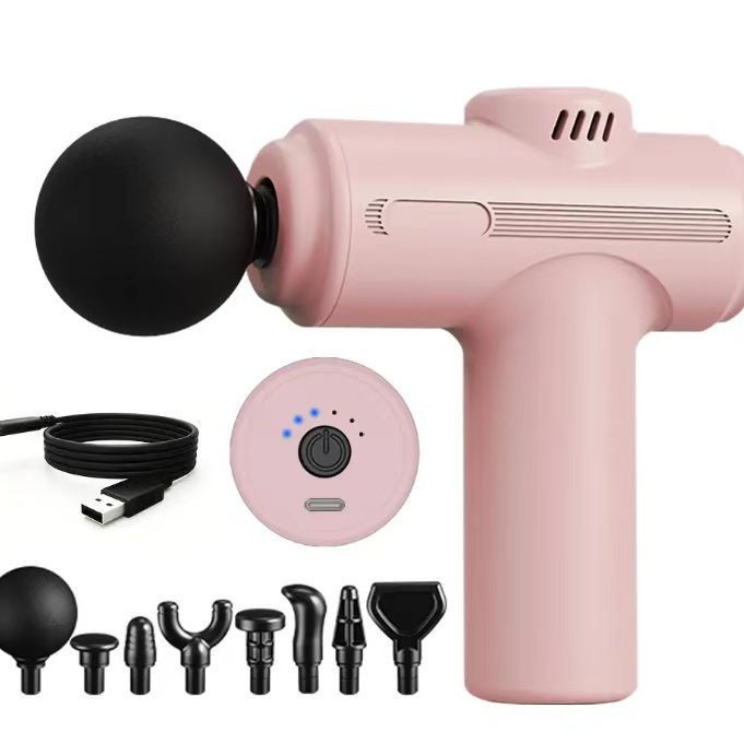 Fascia Gun Adult Cervical Lumbar Back Beat Artifact Female Home Fitness Equipment Toy Massage Hammer