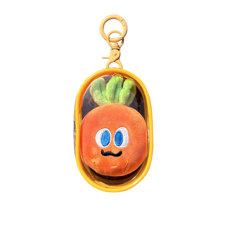 Suitable for the New Mayday Carrot Pvc Transparent Baby Walking Bag for Dust-Proof Storage and Hanging Cotton Dolls When Going Out