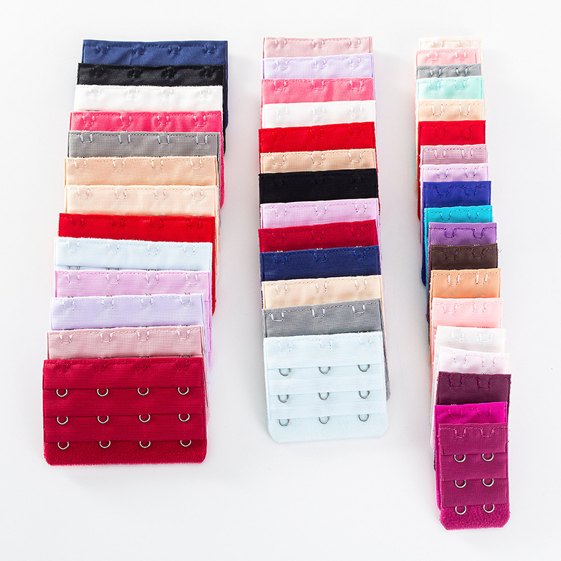 In stock color underwear breasted extended buckle three-row adjustable buckle bra extended buckle back buckle buckle manufacturer in stock