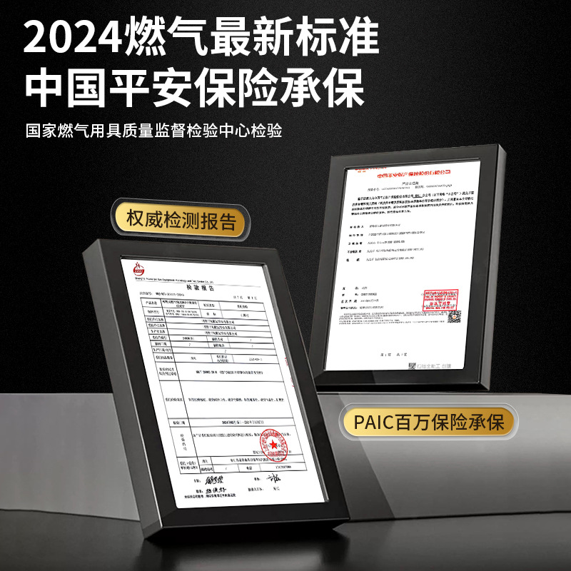 3C Certified New National Standard Gas Pipe Steel Wire Metal-Coated Flexible Hose Liquefied Gas Natural Gas Stove Explosion-Proof Gas Pipe