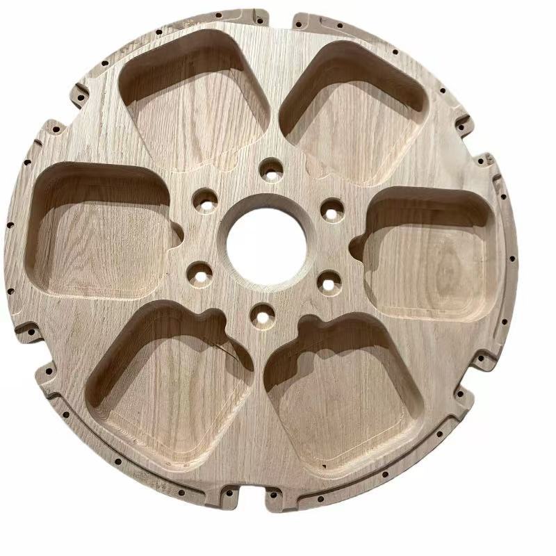 Wooden Artificial Wheels Are Produced for Various Specifications Such as Toy Decoration Cars
