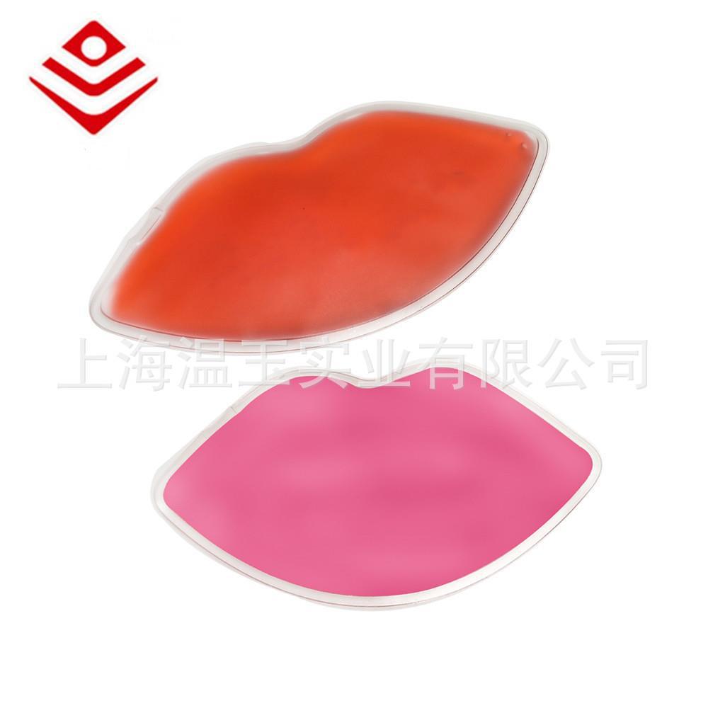 Гелевые патчи для губ в форме губ, горячие и холодные, для компрессов, двойного назначения