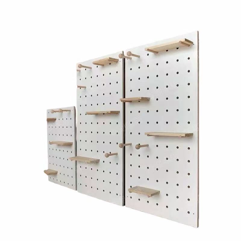 Производство деревянных перфорированных панелей, стен для декоративной живописи, разделительные панели для кошачьих полок