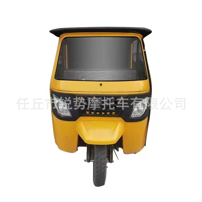 Three-Wheeled Motorcycle Tuktuk Foreign Trade Export to Africa Gasoline Tuktuk Vehicle Power Water-Cooled Engine