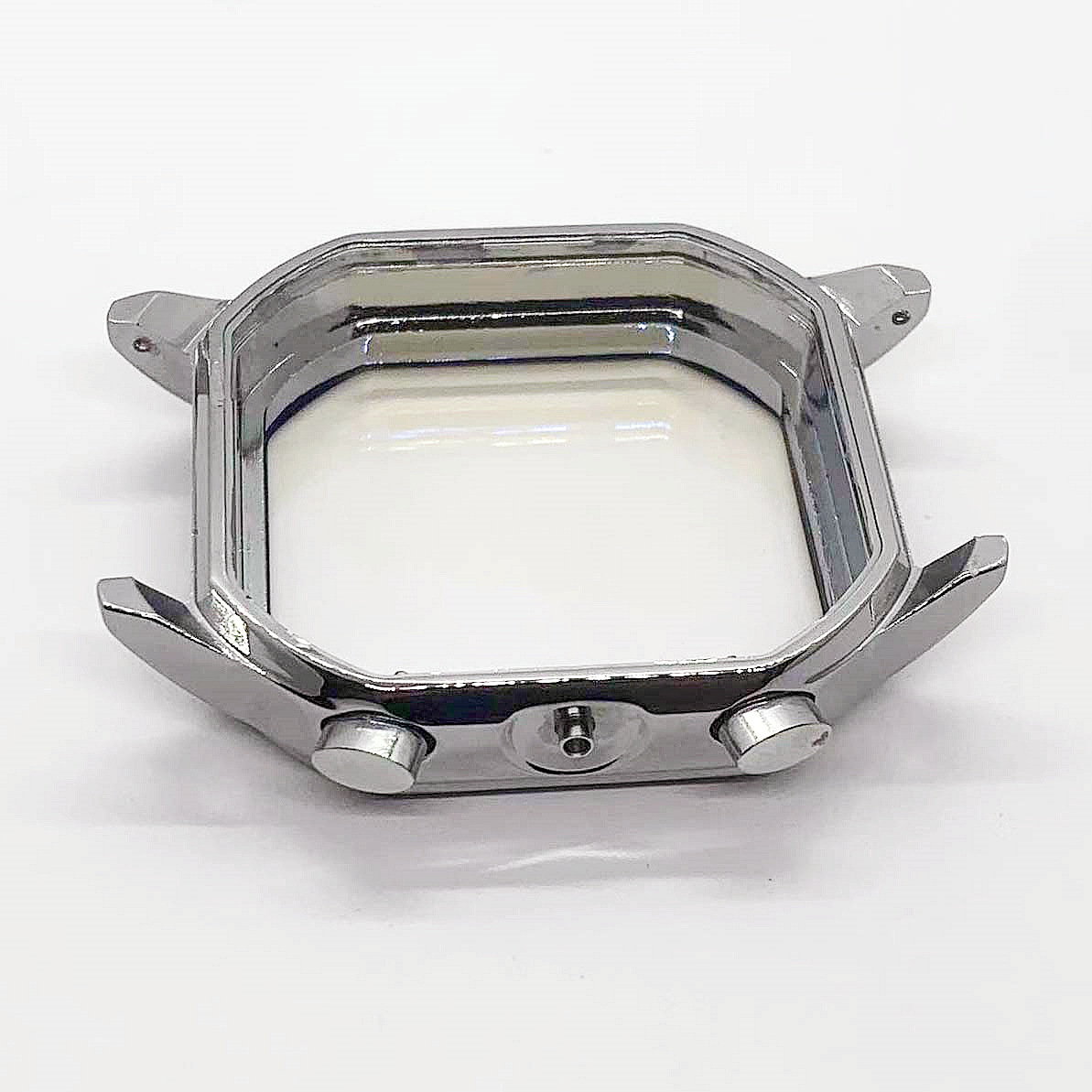 Factory Direct Supply of Hot-Selling Watch Cases, Waterproof Watch Accessories, Square Silver Watch Cases, DIY Jewelry Design