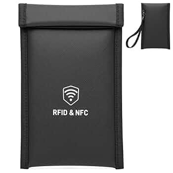 Promotional Hot-Selling Rfid Shielding Key Bag, Car Key Signal Shielding Bag, Mobile Phone Signal Shielding Bag
