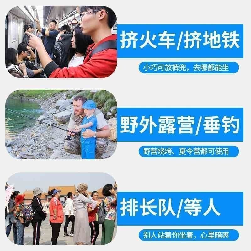 Adult Outdoor Fishing Portable Practical Folding Stool Lightweight Folding Chair