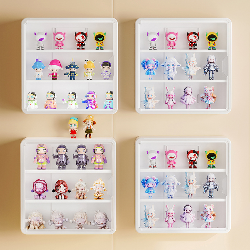 Blind Box Storage Display Rack Display Wall Hanging Transparent Bubble Mate Doll Dustproof Hand Display Box