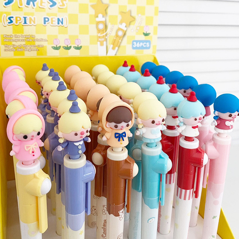 New transfer pen gel pen cute cartoon students decompression creative gifts children's gift brush pen wholesale price