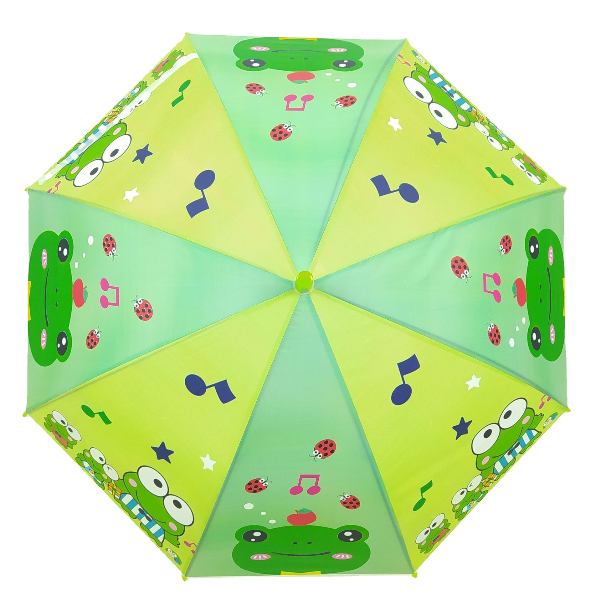 Creative fresh Children's umbrella cartoon student umbrella portable safety 8 bone automatic long handle umbrella manufacturers wholesale