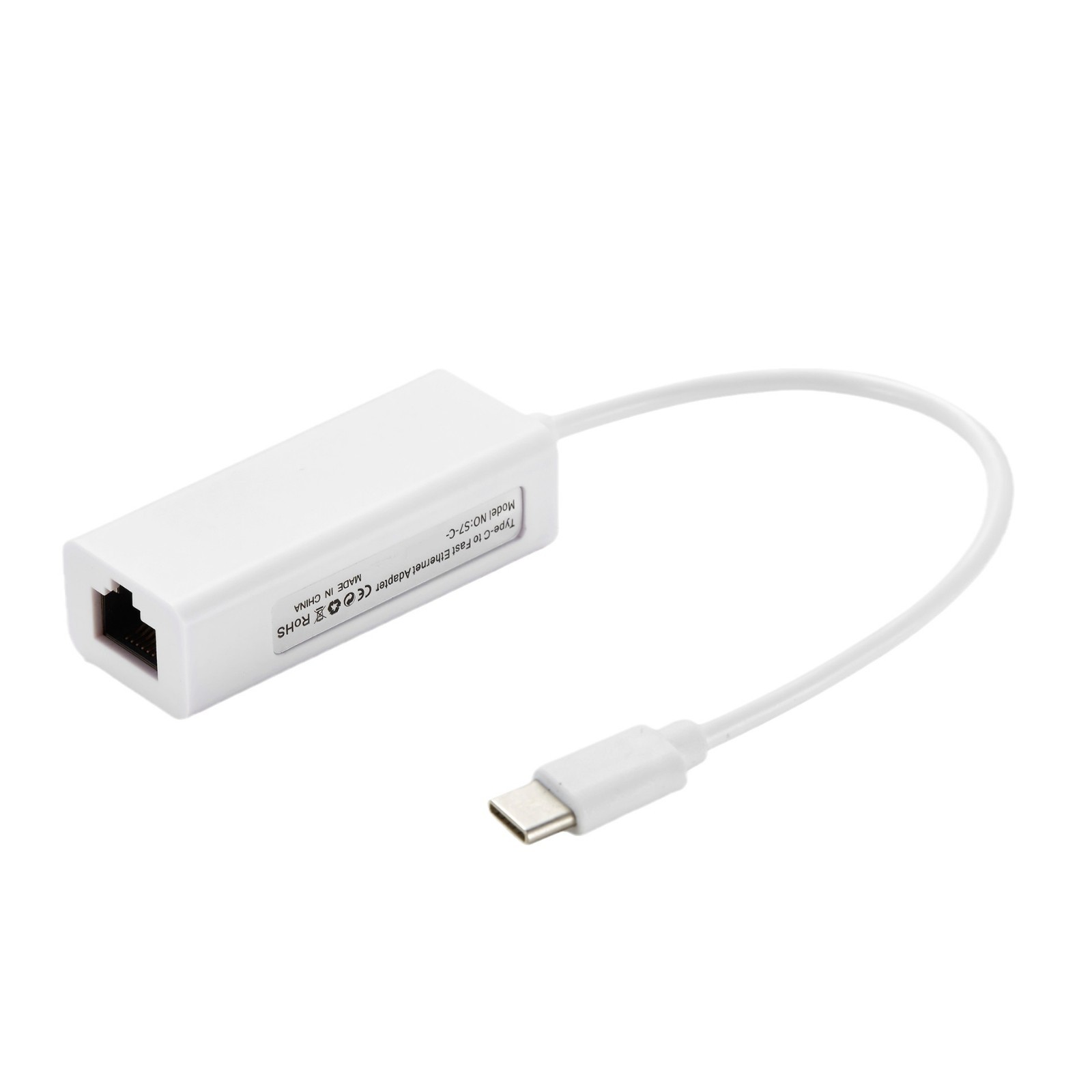 USB Wired Network Card Adapter RJ45 Converter External type-C Network Cable Adapter 100 Gigabit Free Drive
