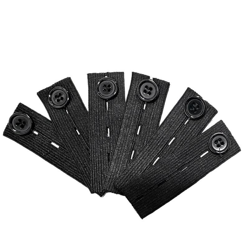 Cross-Border Hot-Selling Trouser Belt Waist Extension Buckle Adjustable Trouser Buckle Pregnant Fat Pants Elastic Flexible Extension Buckle