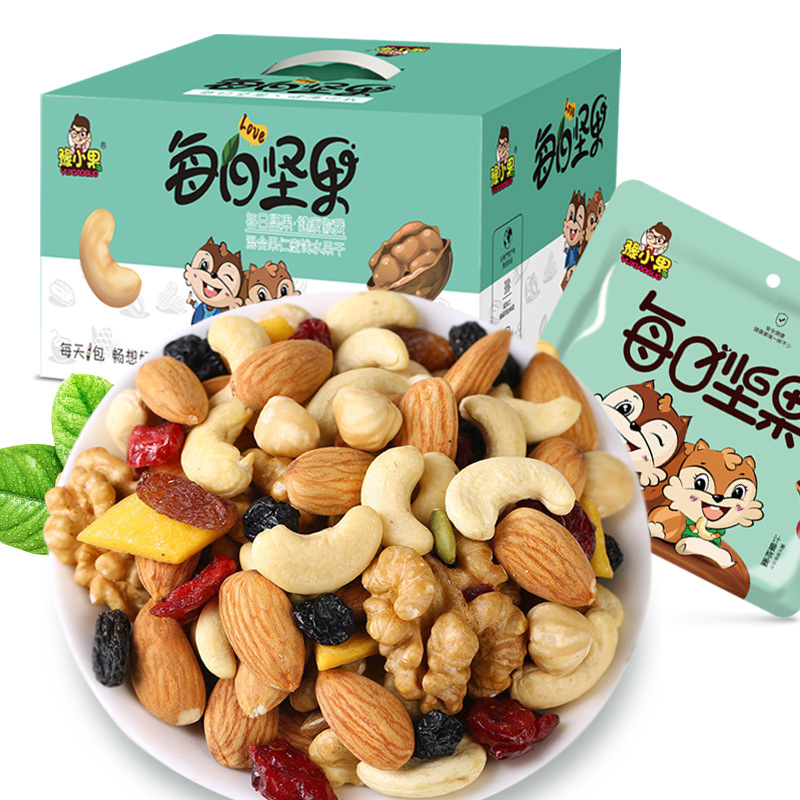 Оптовая продажа фабричных продуктов питания, здоровые и вкусные ежедневные жареные орехи, закуски с сушеными фруктами