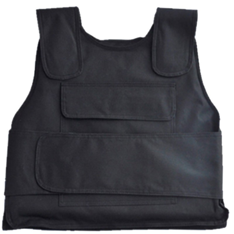 Hard Anti-Stab Clothing Protective Vest Anti-Chopping Self-Defense Black Anti-Stab Anti-Cut Hard Vest School Anti-Terrorism Equipment