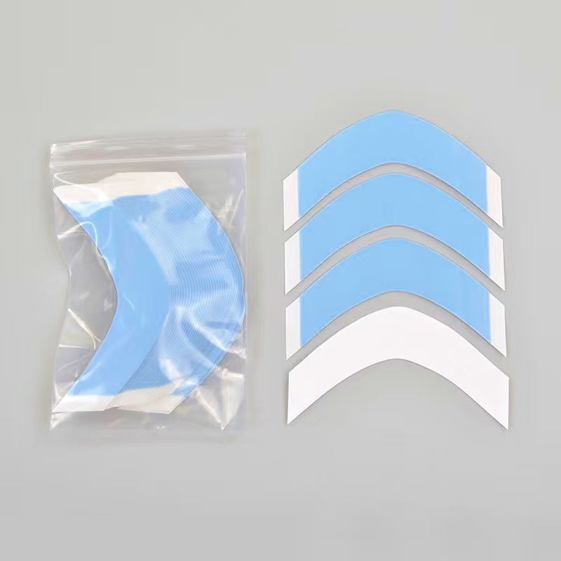 Blue Wig Film Ultra-Thin Biological Scalp Special Double-Sided Tape Waterproof and Sweat-Proof Wig Patch Fixing Patch Adhesive