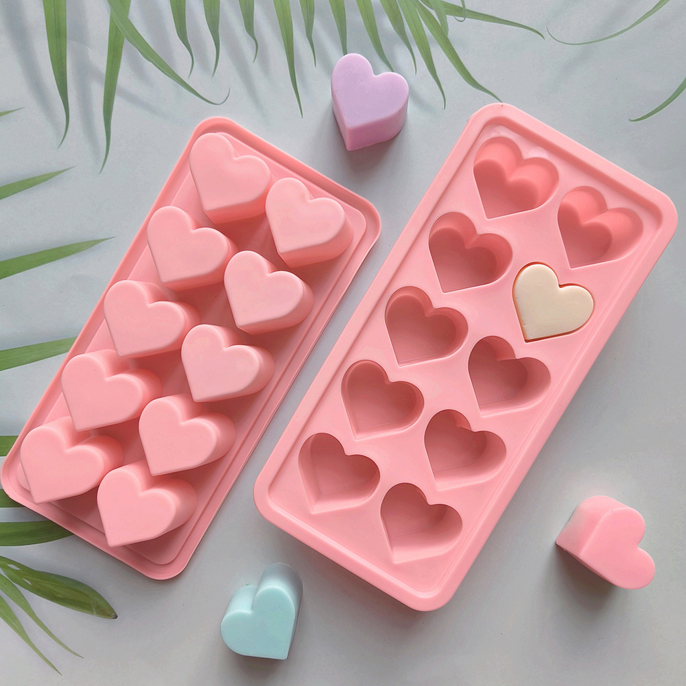 10 even love ice cube 768 silicone mold DIY baking biscuit cake decoration mold ice cube pudding mold