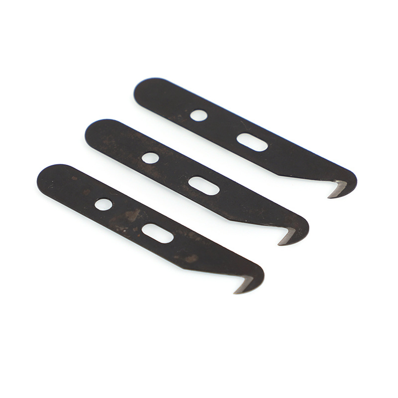 Textile Machinery Accessories small single garden tail blade yarn cutting double-headed knotting knife yarn cutting knife knotting knife hook knife