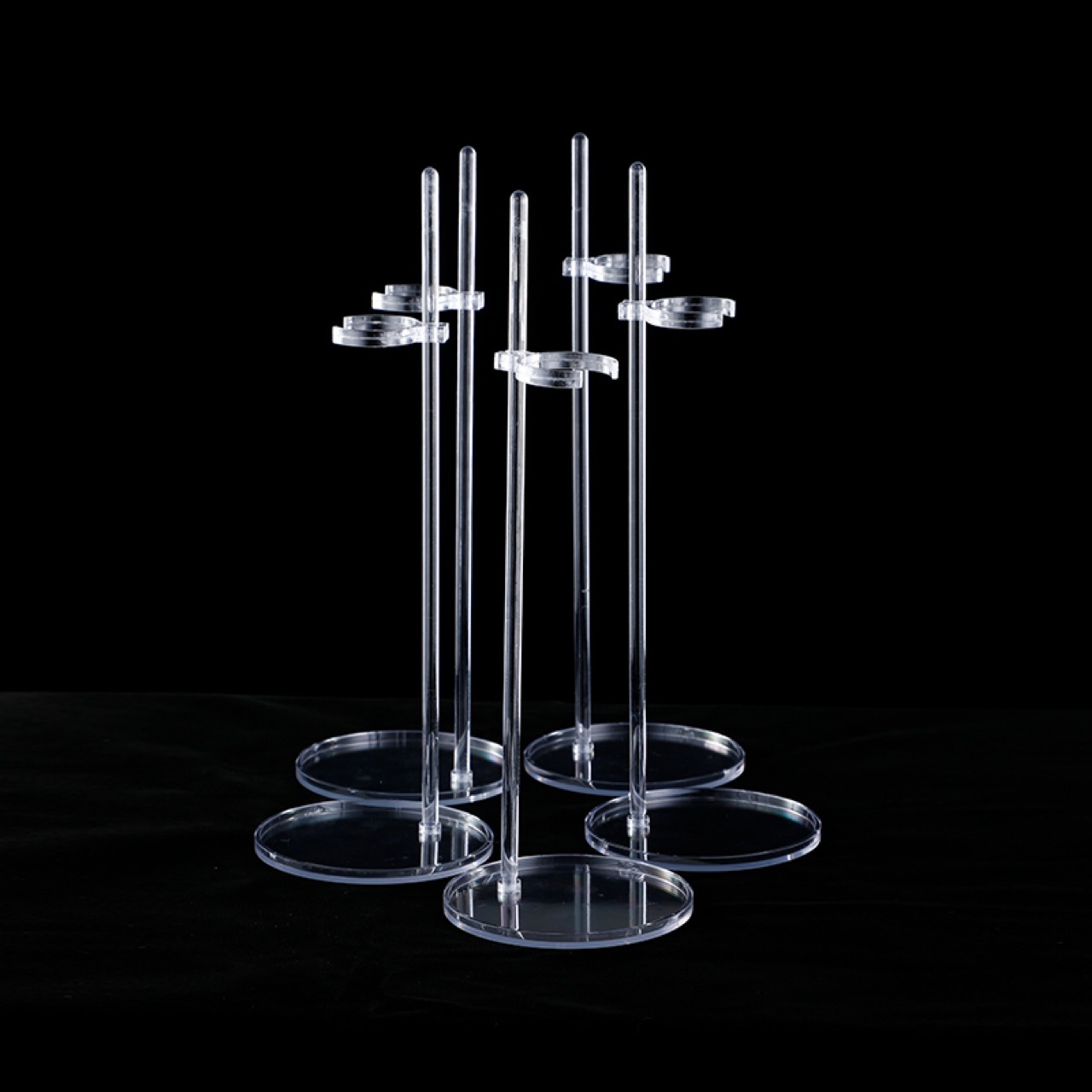 Toy doll pure transparent bracket PMMA waist stand 30CM universal Keer OB Lijia Xinyi Babi cross-border
