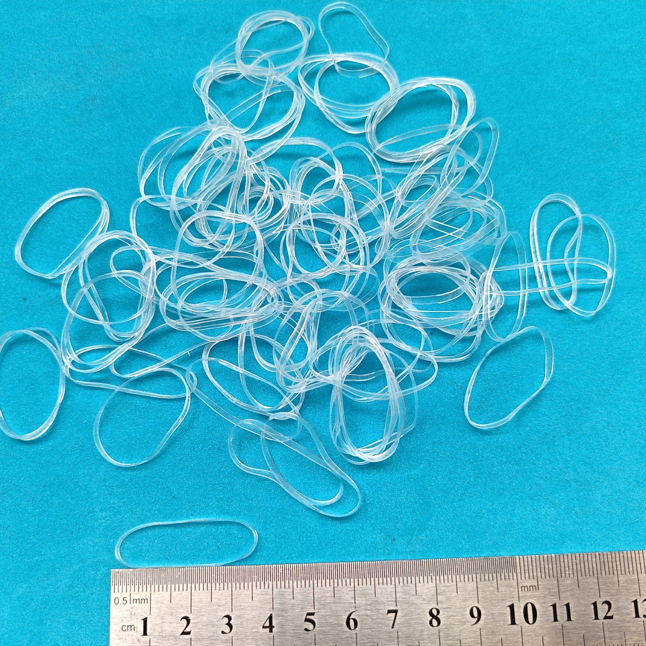 Transparent rubber band transparent rubber band rubber band factory high temperature resistant anti-aging dust and tasteless