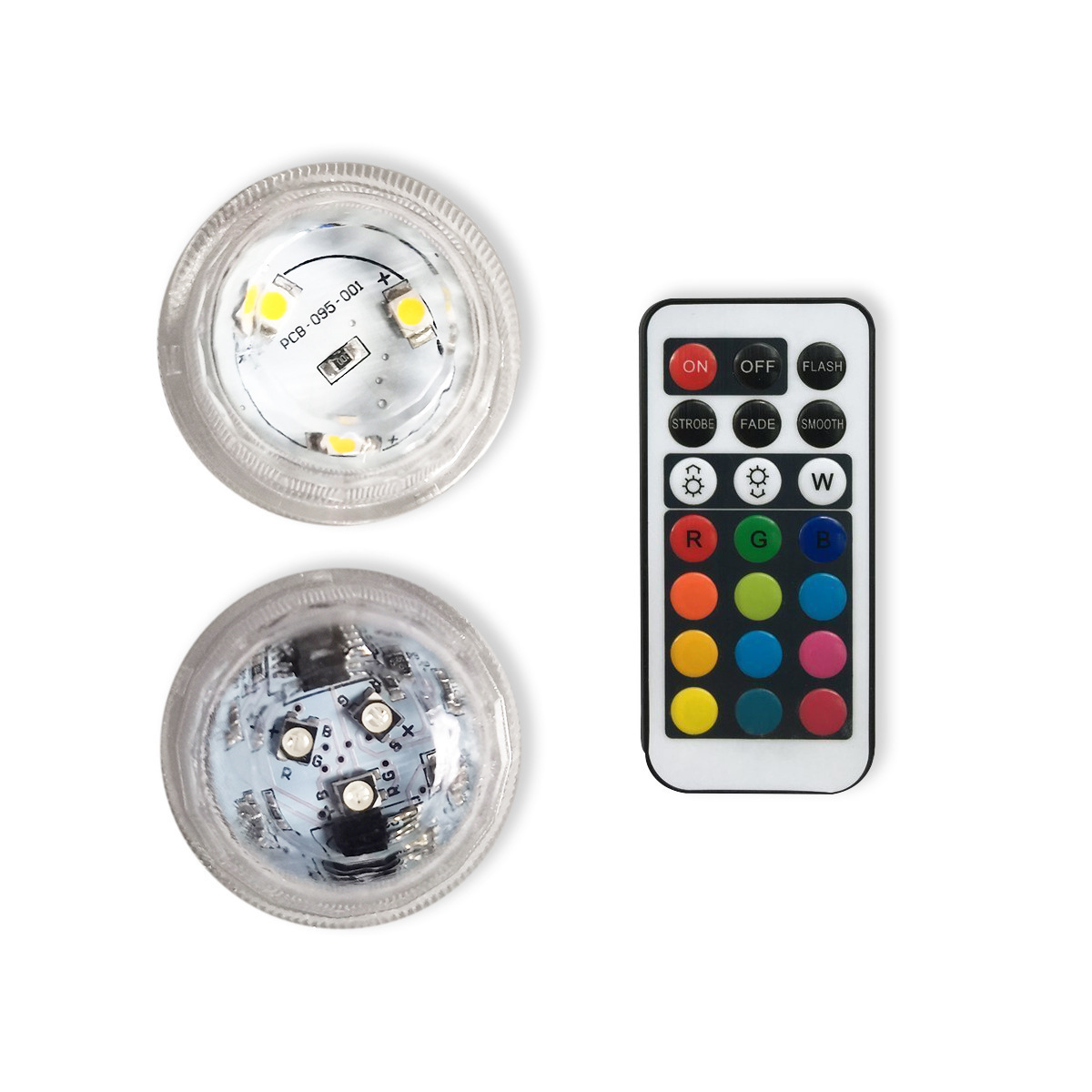 Remote Control Rgb Decorative Flashing Light, Multi-Color Synchronized Remote Control Color-Changing Underwater Light, Fish Tank Light, Candle Light, Aquarium Light