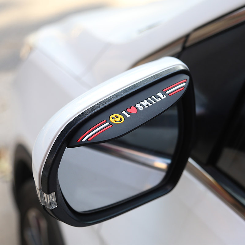 Car Accessories Rearview Mirror Rain Shield Rainproof Eyebrow Rearview Mirror Reflective Mirror Reversing Mirror Rain Cover Universal Type