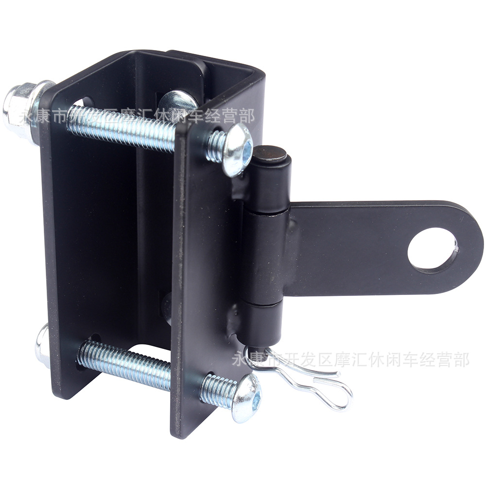 Snowmobile Bumper Hook Adjustable Heavy Duty Snow Sled Trailer Towing Steel Hook Kit