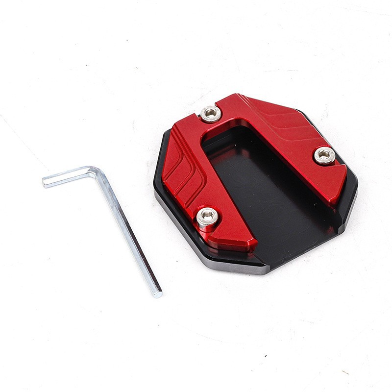 Motorcycle universal non-slip temple base accessories electric car motorcycle modified foot support enlarged base wholesale