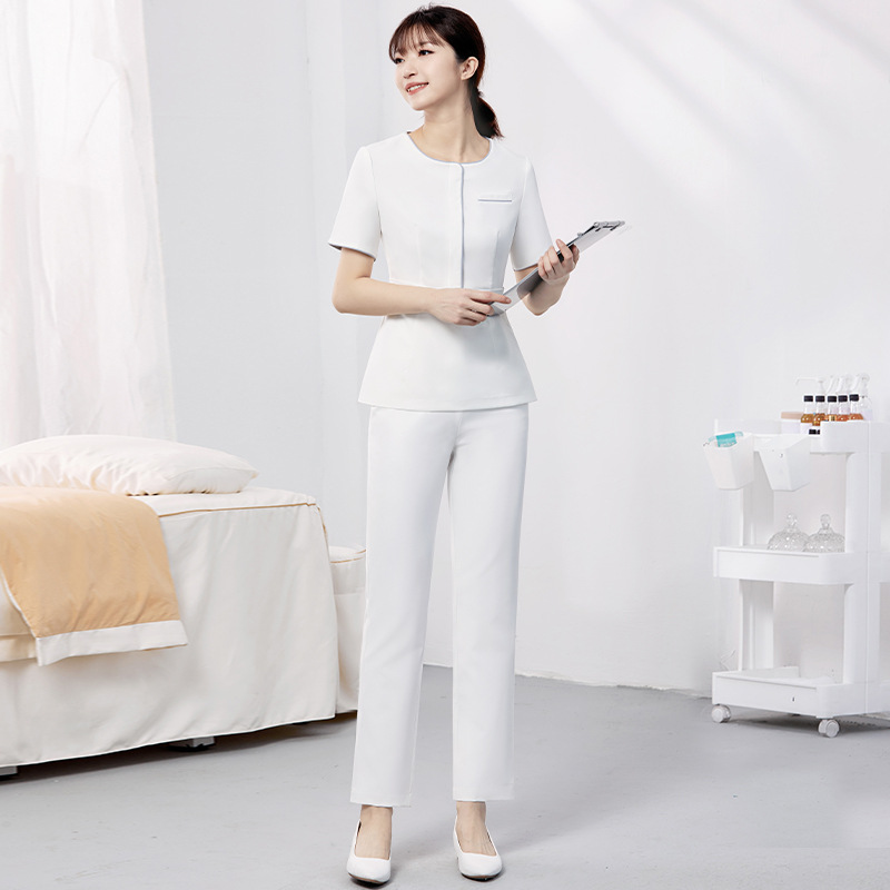 Xiangchunniao Classy Light Medical Beauty Care Nurse Uniform Suit Women's Spring and Summer Beauty Salon Dental Oral Pharmacy Work Clothes