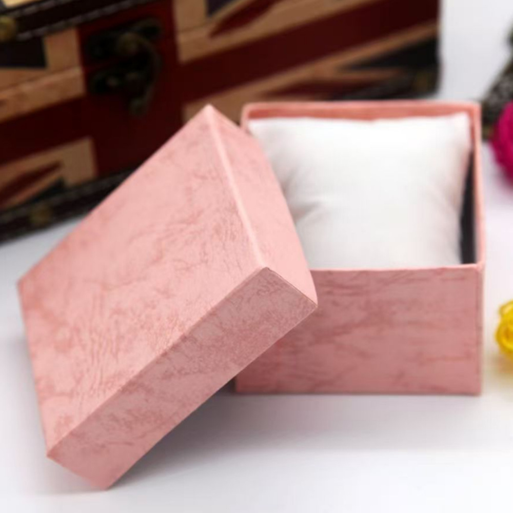 Watch Packaging Plastic Box Ready-Made Velvet Watch Box Watch Jewelry Paper Small Pillow Box Wholesale Support Dropshipping