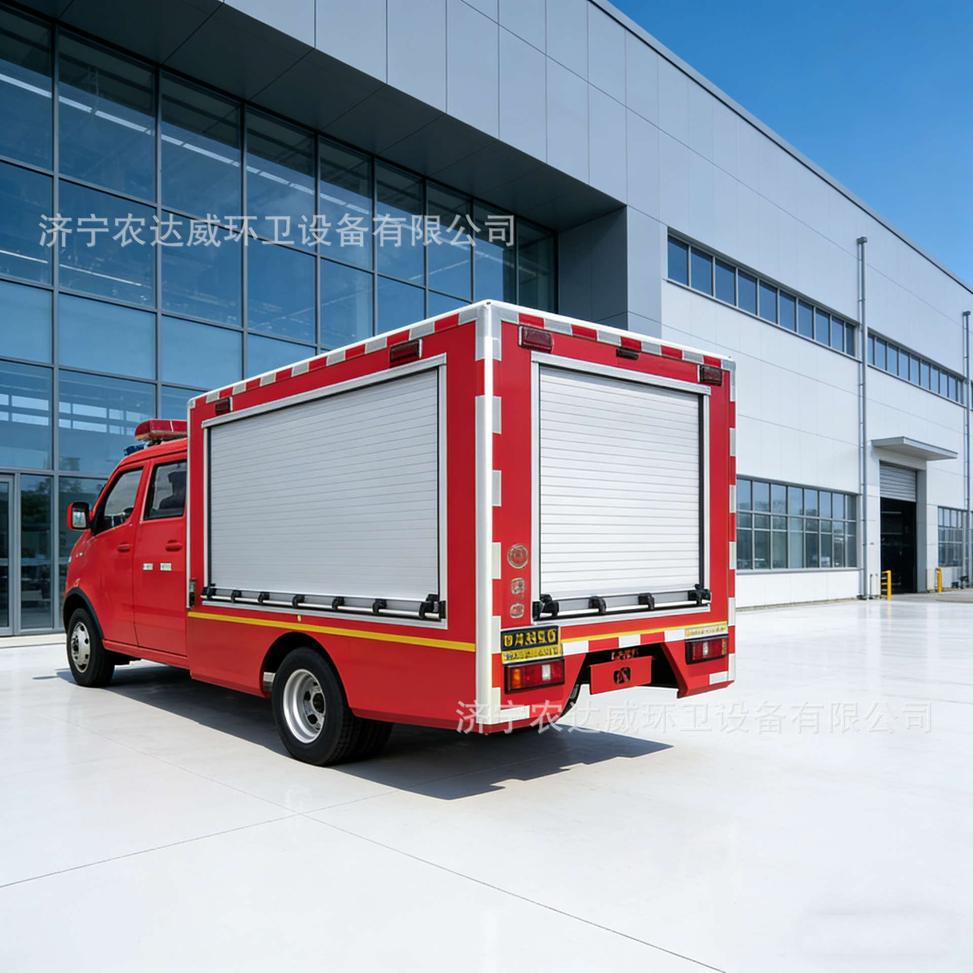 Small Blue Plate Fine Water Mist Fire Truck High-Pressure Spray 2 Tons Fire Extinguishing Truck Scenic Spot Ancient Building Emergency Patrol Vehicle
