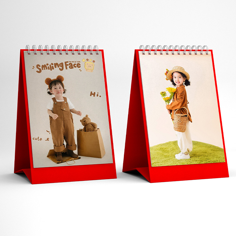 Source Manufacturer 2026 Desk Calendar Printing Enterprise Business Advertising Calendar Batch Printing on Demand Hot Stamping Printable Logo