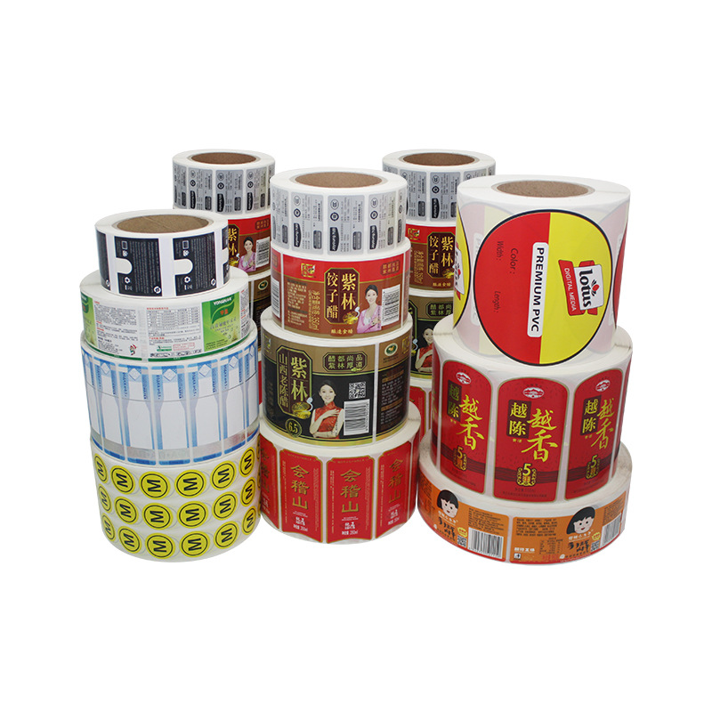 Customized Color Printing Synthetic Paper Pvc Self-Adhesive Label Pearlescent Film Cleaning Daily Necessities Tear-Resistant Coated Paper Printing