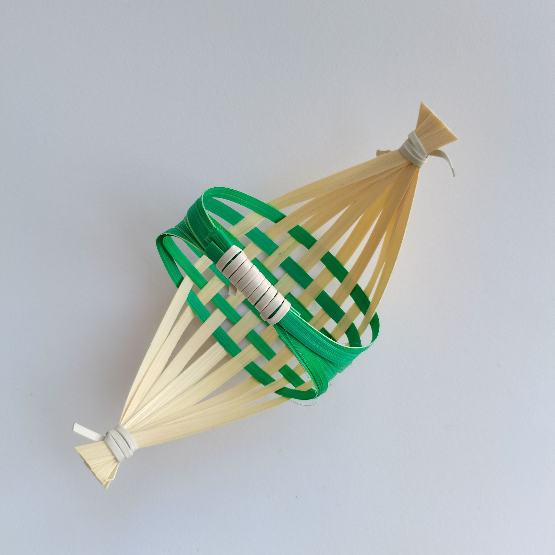 Colorful Handmade Bamboo Strips DIY Materials Bamboo Silk Children's Bamboo Weaving Bamboo Pieces Creative Ethnic Craft Weaving