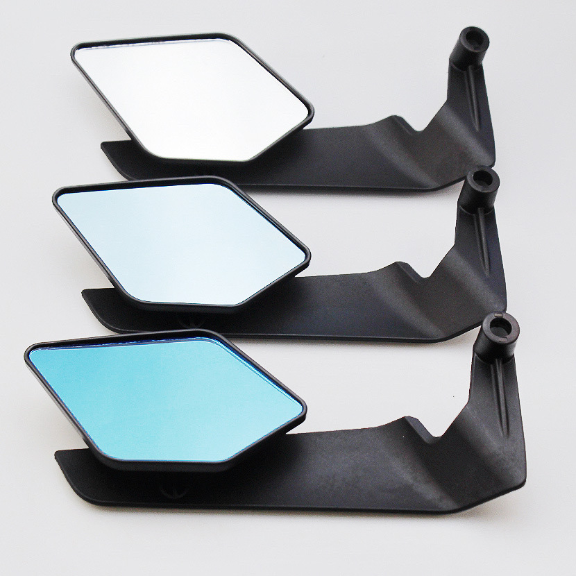 Motorcycle and Electric Vehicle Modification New Folding Fixed Wing Plastic Rearview Mirror for Niu Ninebot Universal Wide-Angle Plastic