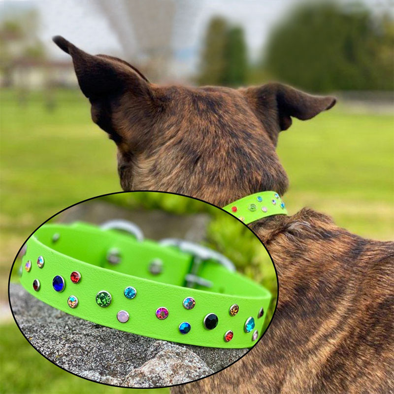 High-grade A- grade silver-edged glass pipe drill nail fashion clothing bag accessories DIY with drill rivet color flash drill