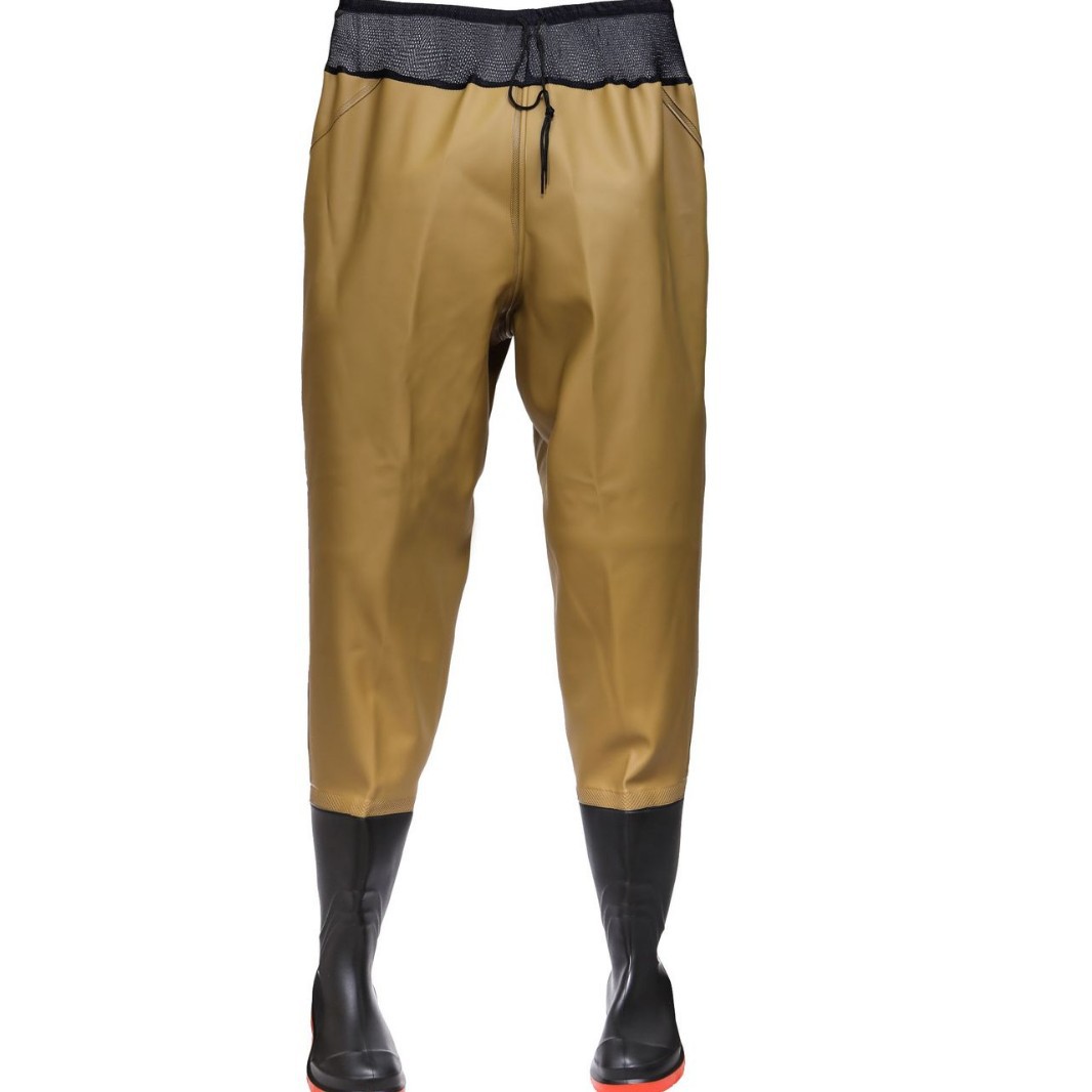 Waist-Length, Wear-Resistant Waders, Non-Slip, Waterproof Clothes, Fishing Waders, Fishing Half-Length, Sea Beef Tendon, Camouflage Wading