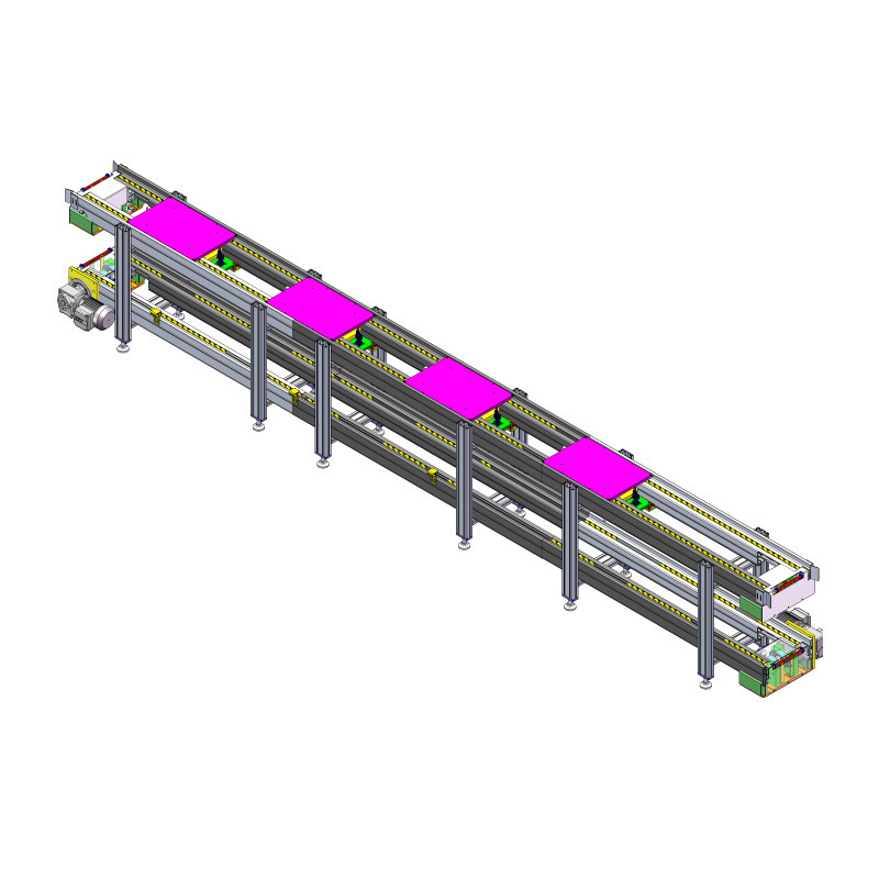 Battery Double-Speed Production Line Conveyor Assembly Automated Assembly Double-Layer Pallet Production Line Circulation Assembly Line