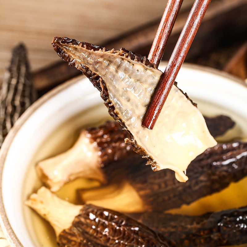 New Yunnan Specialty First-Crop Morels Selected 20g Dry Goods Gram Bagged Source Manufacturer Wholesale Free Shipping