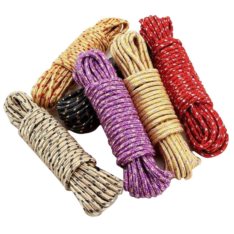 [10 m lengthened clothesline] clothesline outdoor clothesline drawstring wear-resistant binding strap nylon rope