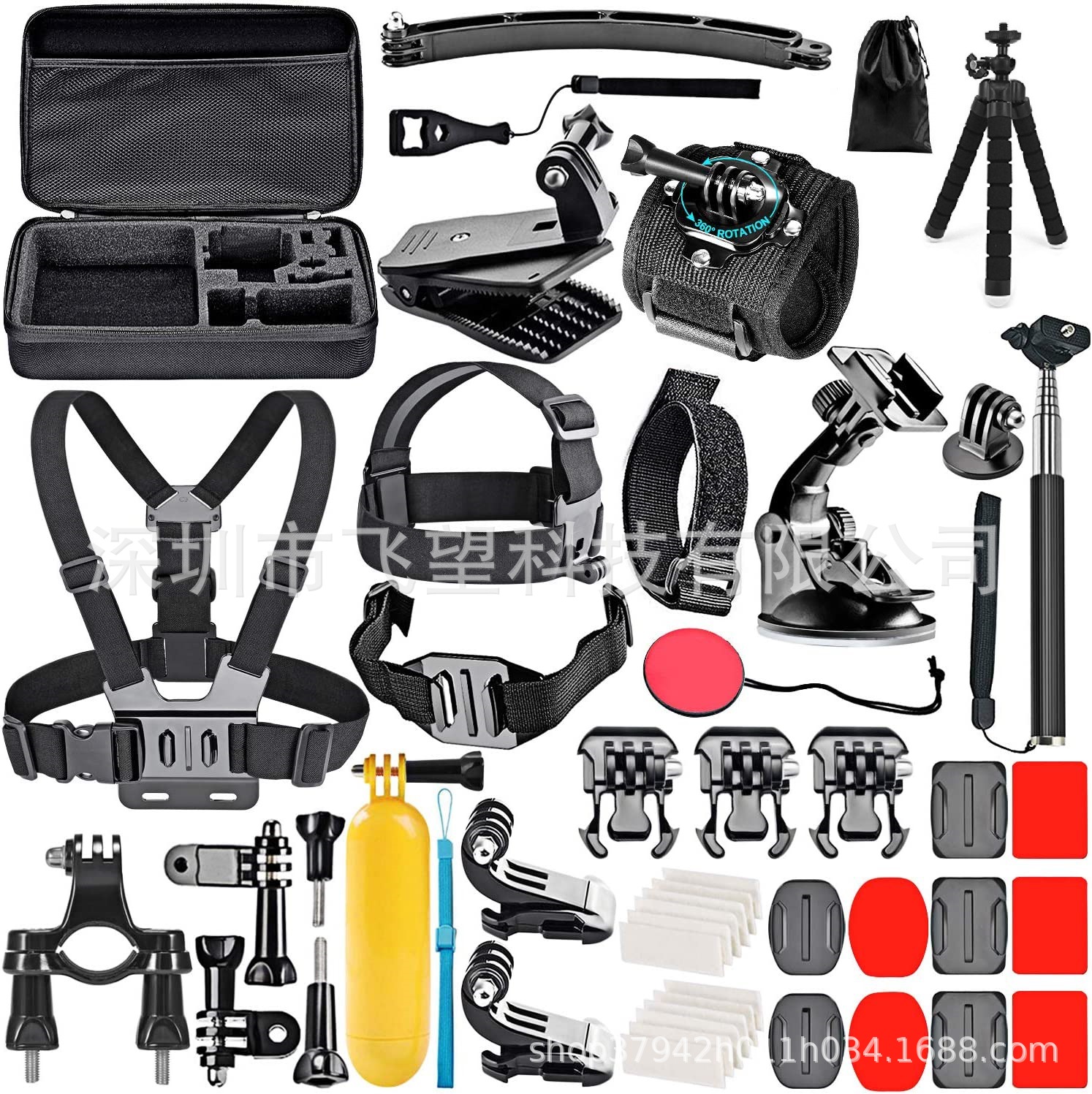 Набор аксессуаров для экшн-камер GoPro Hero13 12 11 10 9 8 7 50 в 1 Dji Insta360