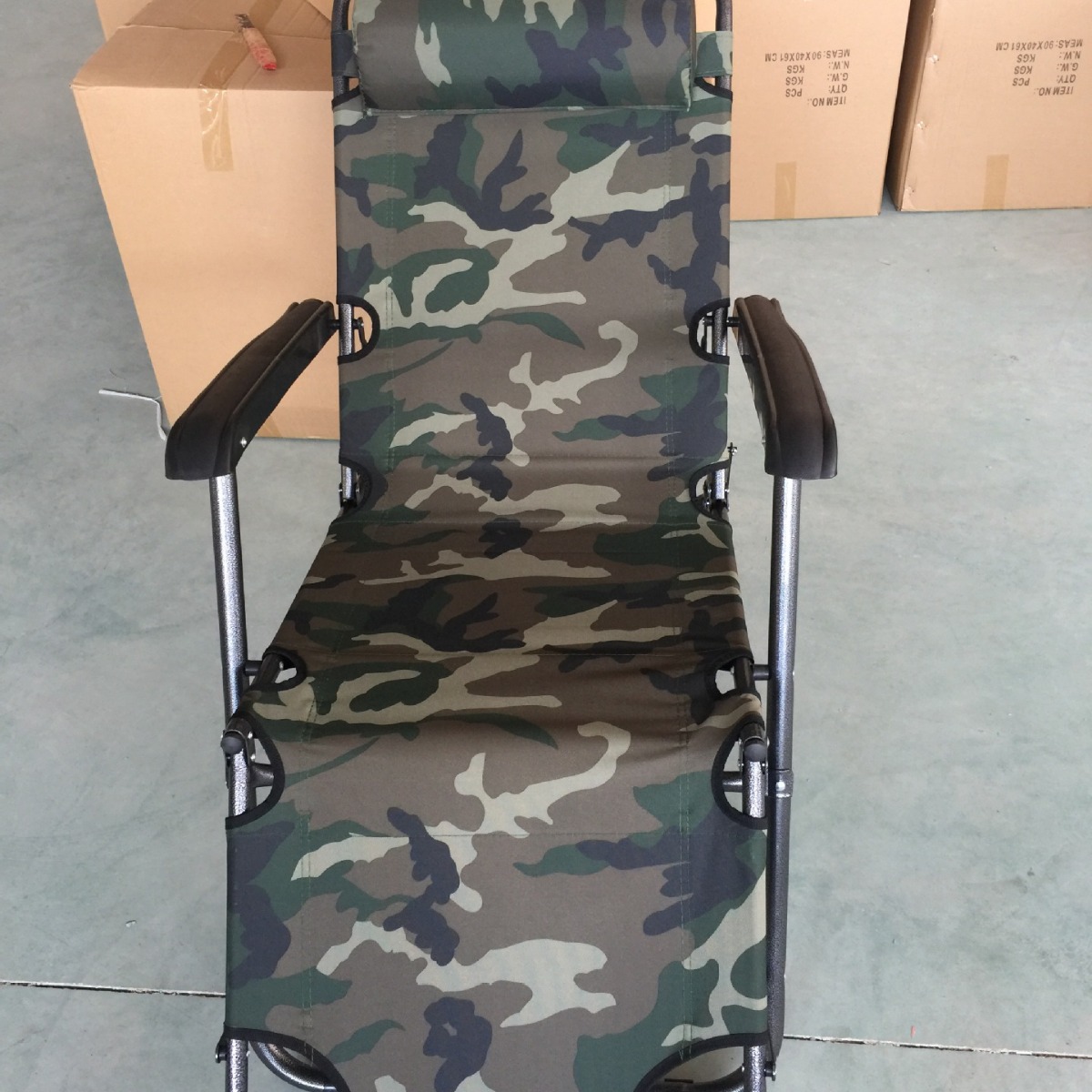 8.9kg Uses Three-Use Beach Chair, Single Foldableing Marching Companion Bed, Beach Chair, Multi-Functional Simple Recliner