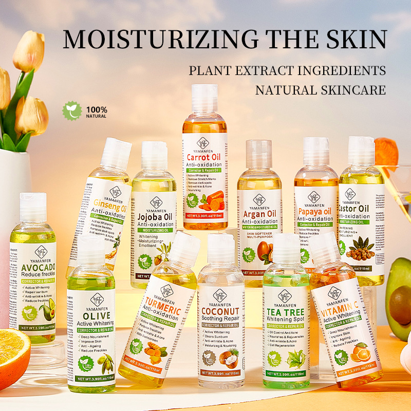 Кросс-бордер, касторовое масло, натуральное увлажняющее растительное масло, масло арганы, масло авокадо, уход за лицом, телом и волосами, массажное эфирное масло для ухода за кожей