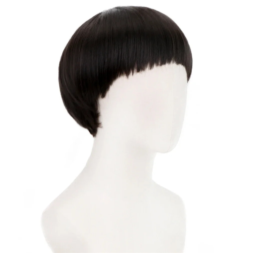 Factory new wig men's neat bangs short hair headgear European and American foreign trade mechanism wig full hair type a generation of hair