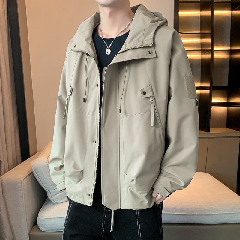 2024 New Autumn American Workwear Retro National Fashion Brand Jacket for Women, Spring and Autumn Outdoor Hiking Windproof and Rainproof