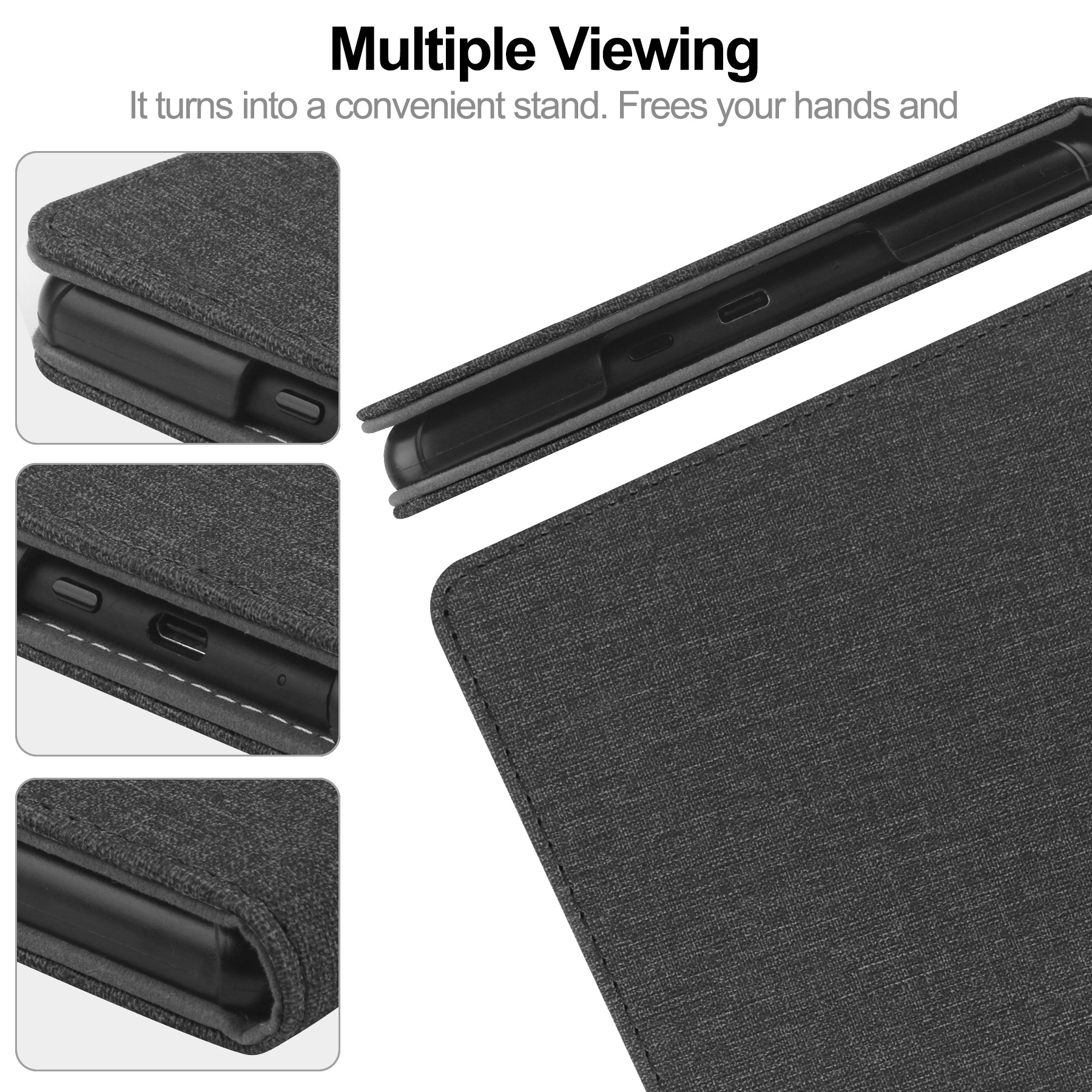 Applicable to Amazon e-book Kindle paperwhite5 6.8-inch bracket hand support cloth pattern protective cover