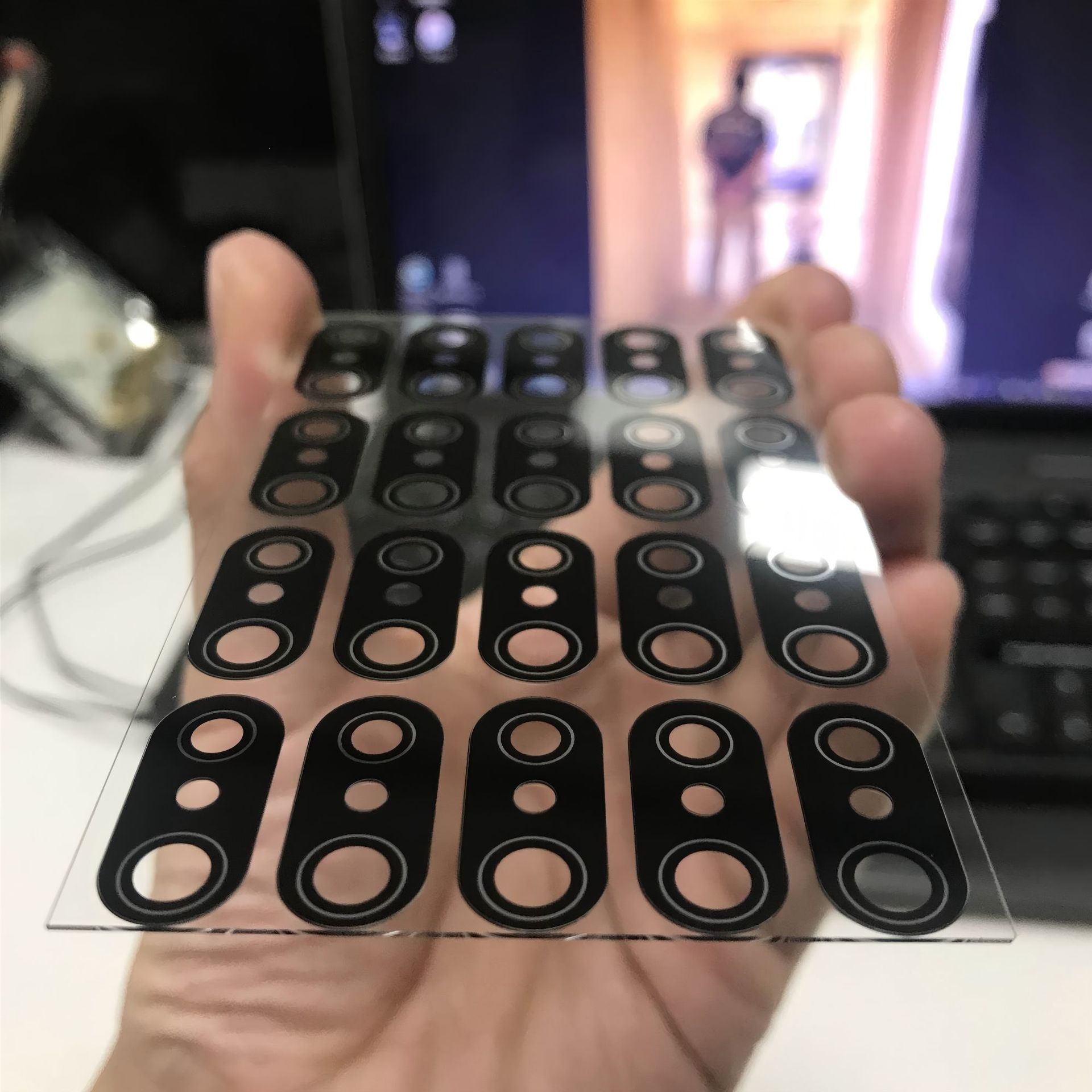 Super Metallic Glass Printing Rose Gold Screen Printing Ink Low Temperature Baking Scratch-Resistant Environmentally Friendly Thermosetting Ink