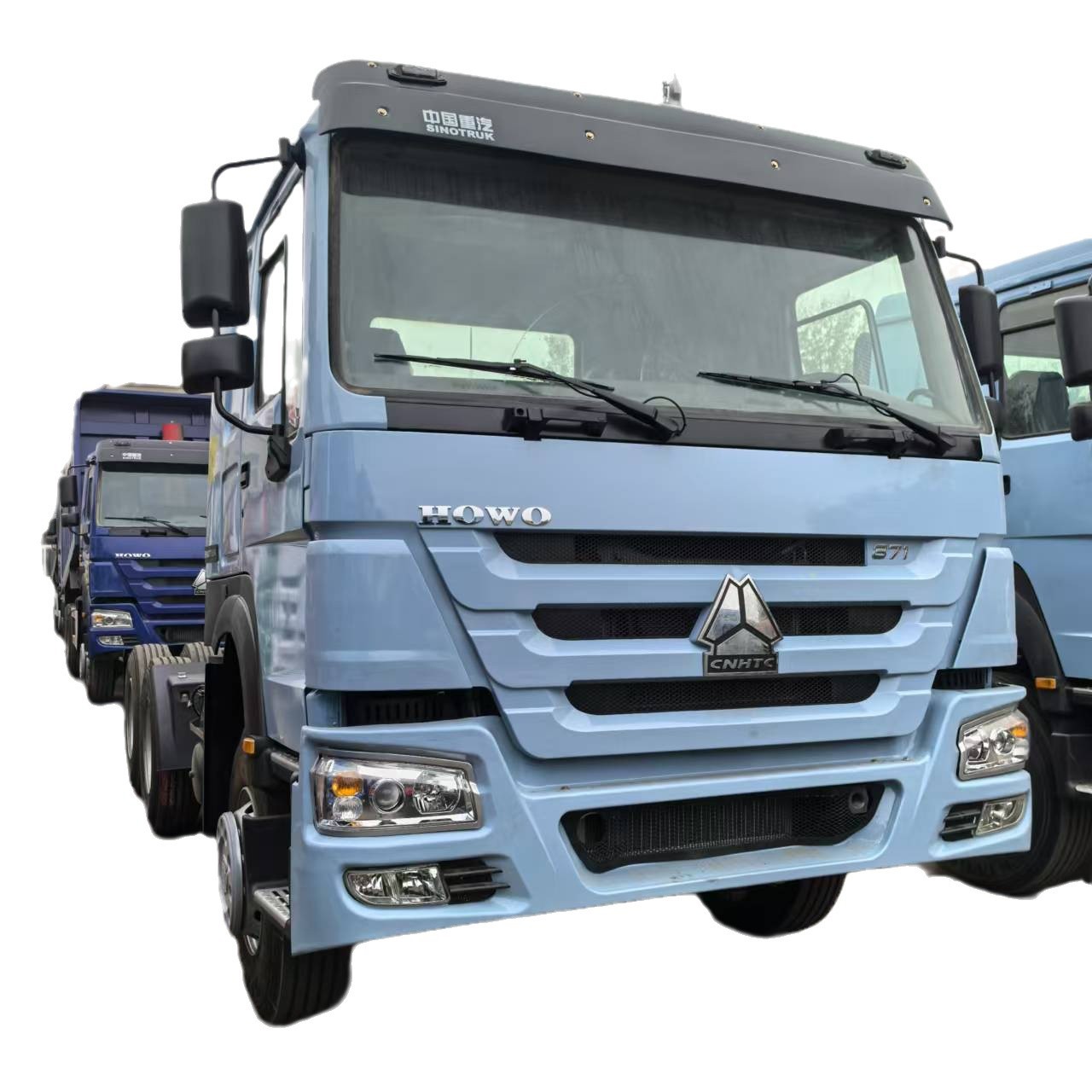 Year-Round Sale of Howo Tractor Heads, Rear Eight-Wheel Tractor Trucks, 375 Horsepower Cargo Transport Trucks
